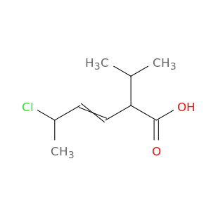 3-Hexenoic acid, 5-chloro-2-(1-methylethyl)-