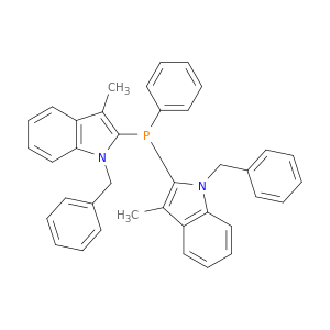 1H-Indole, 2,2'-(phenylphosphinidene)bis[3-methyl-1-(phenylmethyl)-