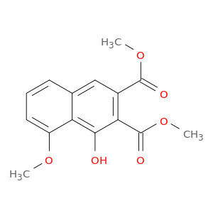 2,3-Naphthalenedicarboxylic acid, 1-hydroxy-8-methoxy-, dimethyl ester