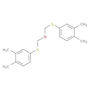 Benzene, 1,1'-[oxybis(methylenethio)]bis[3,4-dimethyl-