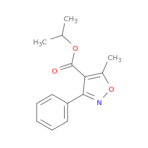 4-Isoxazolecarboxylic acid, 5-methyl-3-phenyl-, 1-methylethyl ester