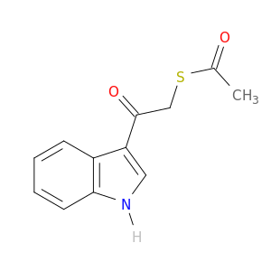 Ethanethioic acid, S-[2-(1H-indol-3-yl)-2-oxoethyl] ester