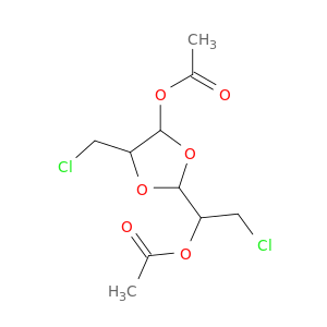 [2-(1-acetyloxy-2-chloro-ethyl)-5-(chloromethyl)-1,3-dioxolan-4-yl] acetate