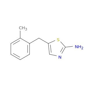5-[(2-methylphenyl)methyl]-1,3-thiazol-2-amine