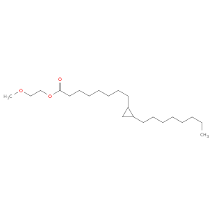 Cyclopropaneoctanoic acid, 2-octyl-, 2-methoxyethyl ester
