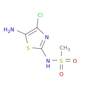 Methanesulfonamide, N-(5-amino-4-chloro-2-thiazolyl)-