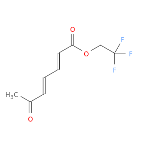 2,4-Heptadienoic acid, 6-oxo-, 2,2,2-trifluoroethyl ester, (2E,4E)-