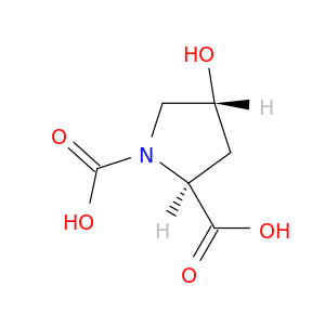1,2-Pyrrolidinedicarboxylicacid, 4-hydroxy-, (2S-trans)- (9CI)