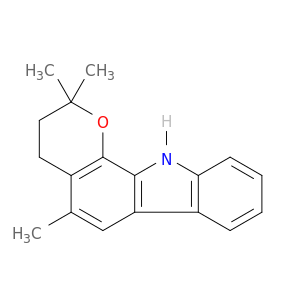 Pyrano[2,3-a]carbazole, 2,3,4,11-tetrahydro-2,2,5-trimethyl-