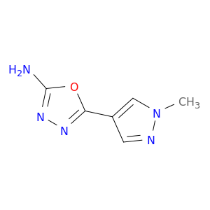 5-(1-Methyl-1H-pyrazol-4-yl)-1,3,4-oxadiazol-2-amine