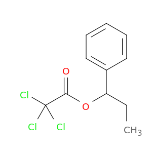 1-phenylpropyl trichloroacetate