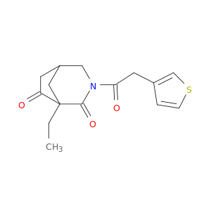 3-Azabicyclo[3.2.1]octane-2,7-dione, 1-ethyl-3-(3-thienylacetyl)-