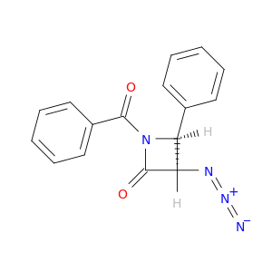 2-Azetidinone, 3-azido-1-benzoyl-4-phenyl-, cis-