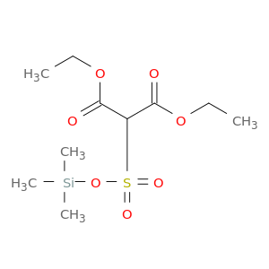 Propanedioic acid, [[(trimethylsilyl)oxy]sulfonyl]-, diethyl ester