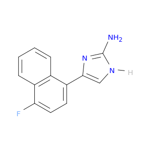 1H-Imidazol-2-amine, 4-(4-fluoro-1-naphthalenyl)-