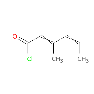 2,4-Hexadienoyl chloride, 3-methyl-