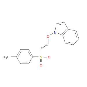 1H-Indole, 1-[[2-[(4-methylphenyl)sulfonyl]ethenyl]oxy]-