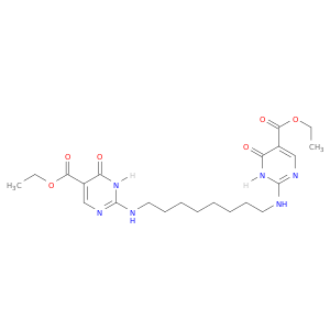 ETHYL 2-[8-[(5-ETHOXYCARBONYL-4-OXO-3H-PYRIMIDIN-2-YL)AMINO]OCTYLAMINO]-4-OXO-3H-PYRIMIDINE-5-CARBOXYLATE