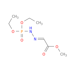 Acetic acid, [(diethoxyphosphinyl)hydrazono]-, methyl ester, (E)-