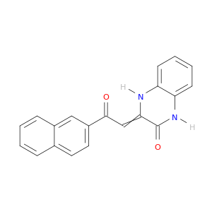 3-(2-NAPHTHALEN-2-YL-2-OXO-ETHYLIDENE)-3,4-DIHYDRO-1H-QUINOXALIN-2-ONE