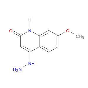 2(1H)-Quinolinone, 4-hydrazinyl-7-methoxy-