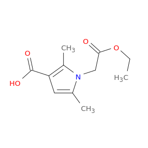 1-(2-Ethoxy-2-oxoethyl)-2,5-dimethyl-1H-pyrrole-3-carboxylic Acid