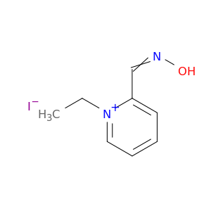 Pyridinium, 1-ethyl-2-[(hydroxyimino)methyl]-, iodide