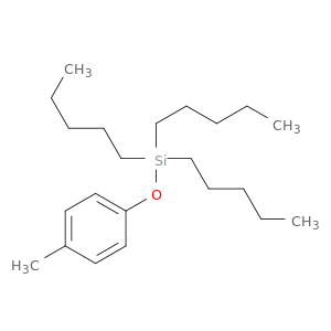 Silane, (4-methylphenoxy)tripentyl-