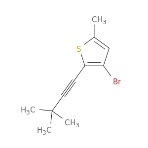 Thiophene, 3-bromo-2-(3,3-dimethyl-1-butynyl)-5-methyl-