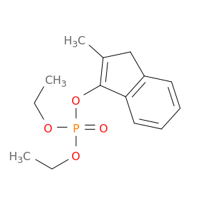 Phosphoric acid, diethyl 2-methyl-1H-inden-3-yl ester