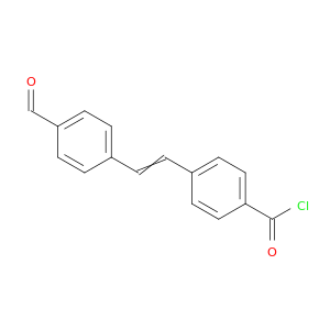 Benzoyl chloride, 4-[2-(4-formylphenyl)ethenyl]-