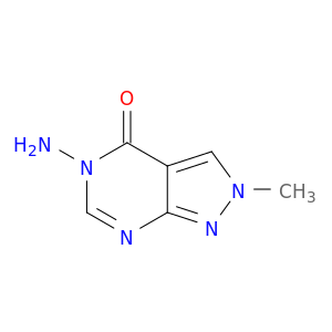 4H-Pyrazolo[3,4-d]pyrimidin-4-one, 5-amino-2,5-dihydro-2-methyl-