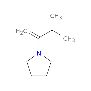Pyrrolidine, 1-(2-methyl-1-methylenepropyl)-