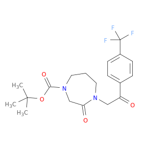 3-氧代-4-(2-氧代-2-(4-(三氟甲基)苯基)乙基)-1,4-二氮杂环庚烷-1-羧酸叔丁酯
