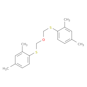 Benzene, 1,1'-[oxybis(methylenethio)]bis[2,4-dimethyl-