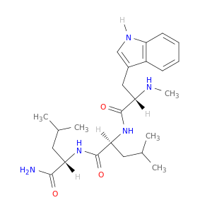 DARG-PRO-LYS-PRO-DPHE-GLN-DTRP-PHE-DTRP-LEU-LEU-NH2: DA-PKP-DF-Q-DW-F-DW-LL-NH2