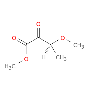 Butanoic acid, 3-methoxy-2-oxo-, methyl ester, (3S)-