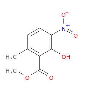 Benzoic acid, 2-hydroxy-6-methyl-3-nitro-, methyl ester
