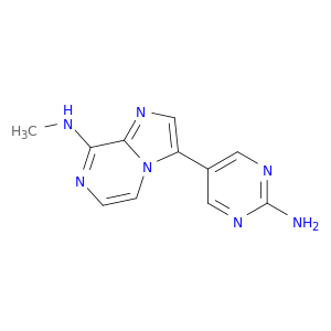 Imidazo[1,2-a]pyrazin-8-amine, 3-(2-amino-5-pyrimidinyl)-N-methyl-