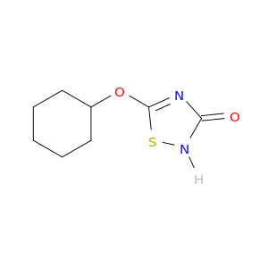 1,2,4-Thiadiazol-3(2H)-one, 5-(cyclohexyloxy)-