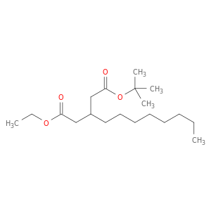 Pentanedioic acid, 3-octyl-, 1,1-dimethylethyl ethyl ester