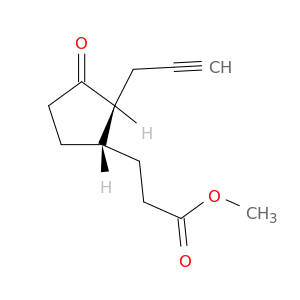 Cyclopentanepropanoic acid, 3-oxo-2-(2-propynyl)-, methyl ester, trans-