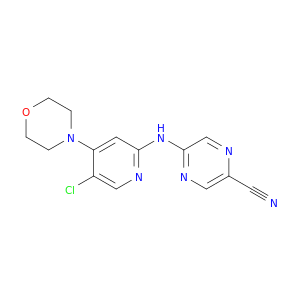 5-((5-Chloro-4-morpholinopyridin-2-yl)amino)pyrazine-2-carbonitrile