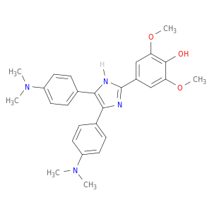 2-(3,5-二甲氧基-4-羟基苯基)-4,5-二(4-二甲氨基)苯基)咪唑