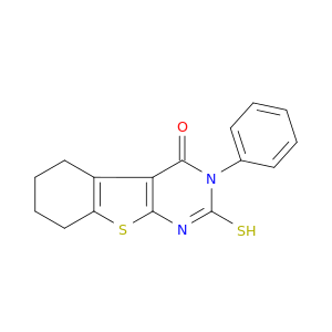 2-巯基-3-苯基-5,6,7,8-四氢[1]苯并噻吩[2,3-D]嘧啶-4(3H)-酮