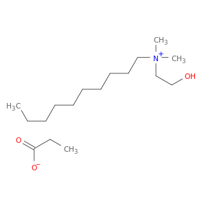 1-Decanaminium, N-(2-hydroxyethyl)-N,N-dimethyl-, propanoate