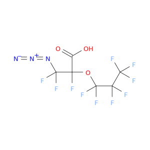 Propanoic acid, 3-azido-2,3,3-trifluoro-2-(heptafluoropropoxy)-