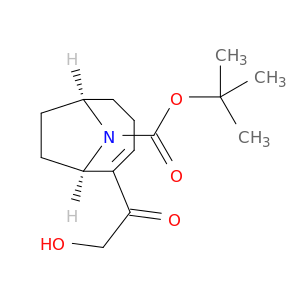 9-Azabicyclo[4.2.1]non-2-ene-9-carboxylicacid, 2-(2-hydroxyacetyl)-, 1,1-dimethylethyl ester, (1R,6R)-