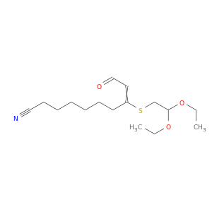 8-Decenenitrile, 8-[(2,2-diethoxyethyl)thio]-10-oxo-