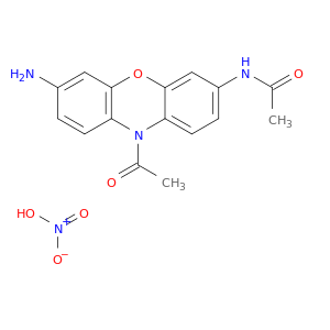 Acetamide, N-(10-acetyl-7-amino-10H-phenoxazin-3-yl)-, mononitrate